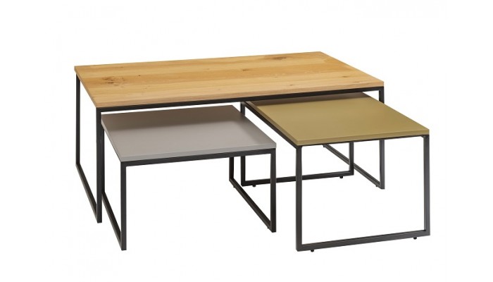 CLUBIC - Table basse dessus finition laque
