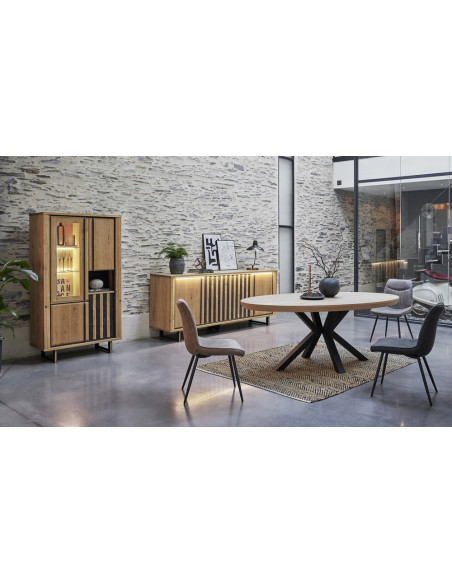 DUNE - Vitrine 4 porte 1 niche 