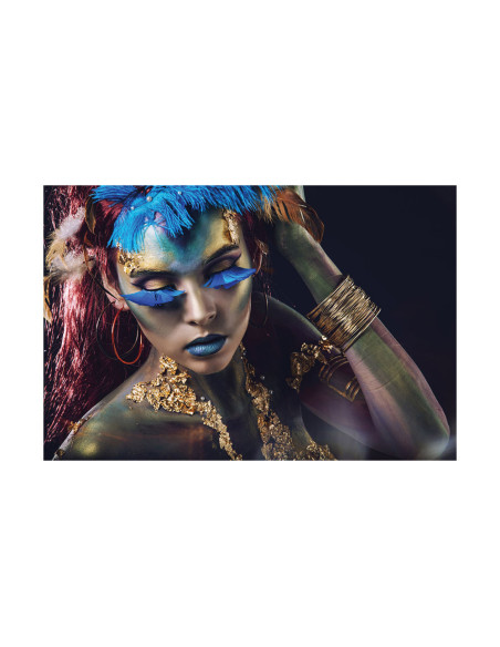 Visage  - Impression sur plexiglas 