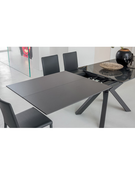 Atlas - Table plateau céramique extensible 