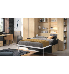 Eos - Armoire lit autoportante avec banquette  2
