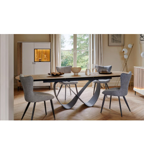 Topaze - Table de séjour extensible 