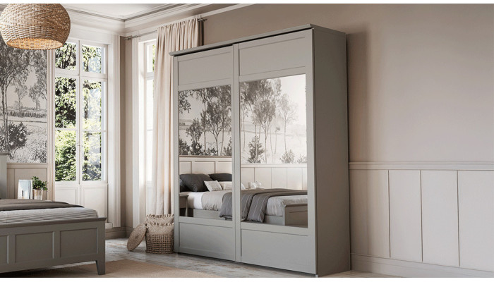 Beaumont - Armoire 2 portes coulissantes 