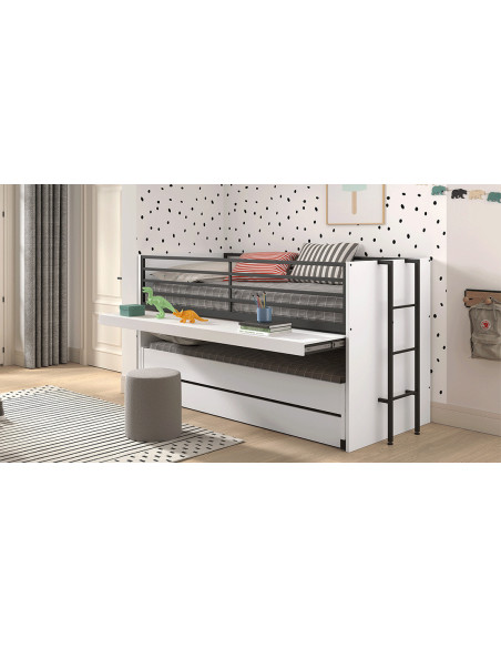 Sam - Lit compact couchage 90 x 200 cm 