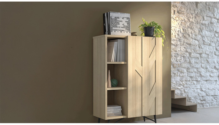 Canopée - Meuble 1 porte 3 niches 