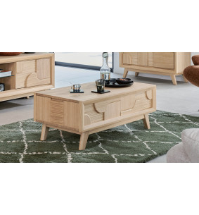 Rivage - Table de salon plateau relevable 