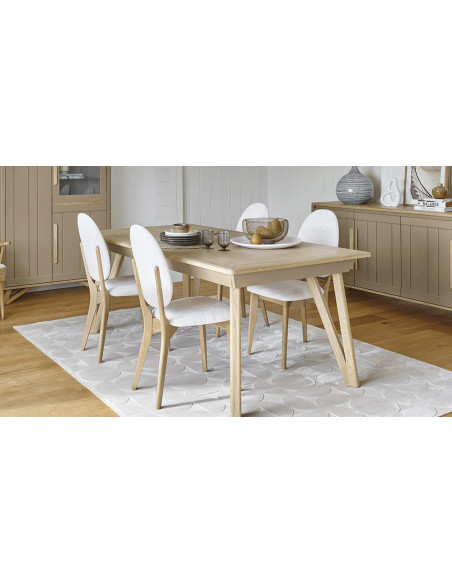 Alva - Table de séjour extensible 