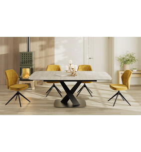 Tiago - Table de séjour carrée 