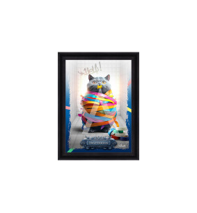 Déco - Image encadrée Chat-Terton 