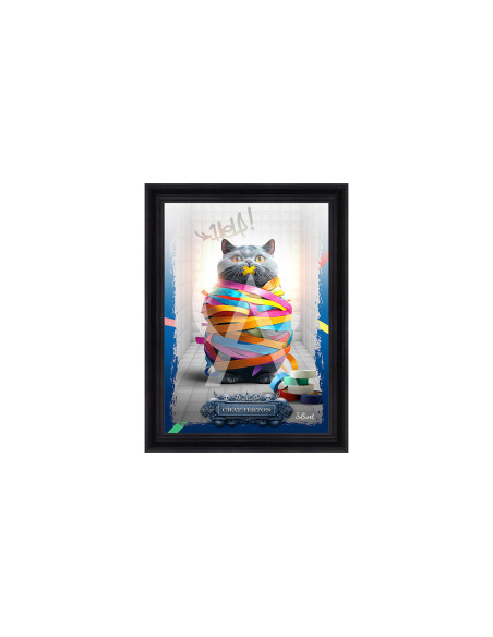 Déco - Image encadrée Chat-Terton 