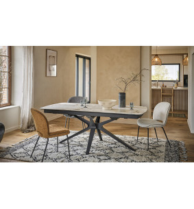 Lagos - Table de séjour extensible 