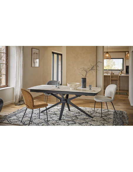Lagos - Table de séjour extensible 