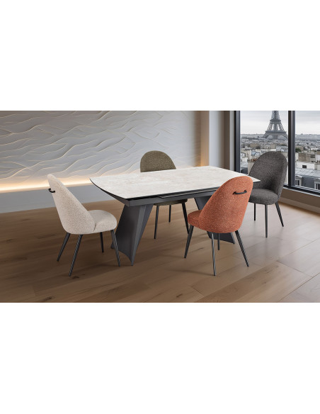 Azalée - Table de séjour extensible 