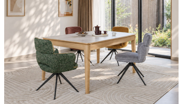 Riviéra - Table de séjour extensible 