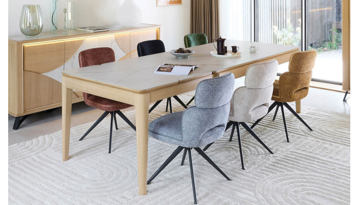 Riviéra - Table de séjour extensible 