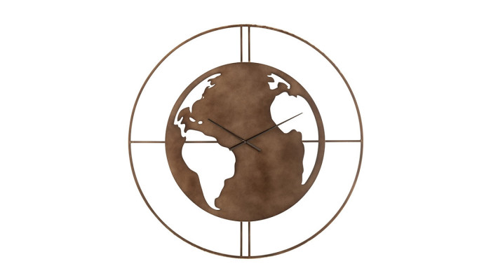 Carte - Horloge carte du monde 