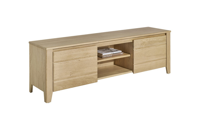 Ynès - Meuble TV 2 portes 1 niche 