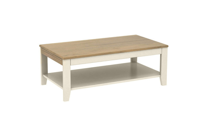Ynès - Table basse 2 tirettes 