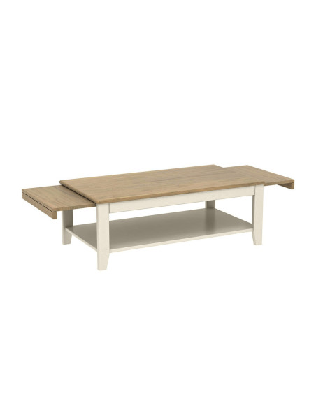 Ynès - Table basse 2 tirettes 